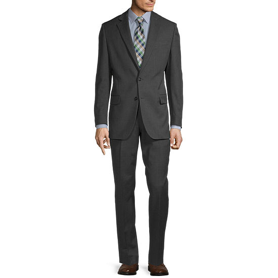 Stafford Super Gray Stria Classic Fit Suit Separates