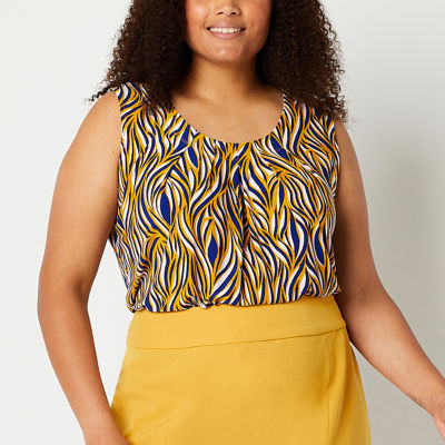 Avenue Plus Size Longline Blouse Top