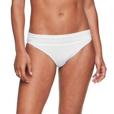 Warners® No Pinching No Problems® Dig-Free Comfort Waist with Lace  Microfiber Brief RS7401P - JCPenney