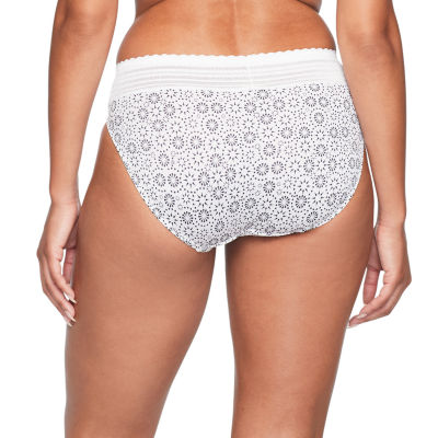 Warners® No Pinching No Problems® DigFree Comfort Waist with Lace Microfiber Hi-Cut 5109J