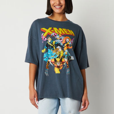 Juniors X-Men 97 Oversized Womens Crew Neck Short Sleeve Graphic T-Shirt