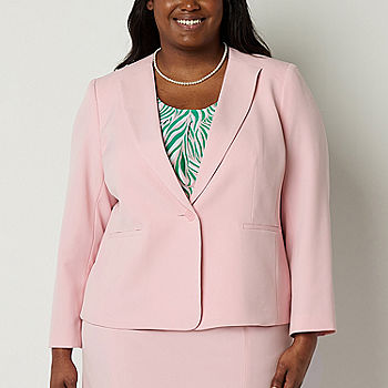 pink and black suit