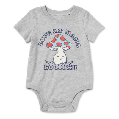 Okie Dokie Baby Boys Crew Neck Short Sleeve Bodysuit