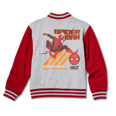 Disney Store Marvel Spider-Man Zip Front Hoodie Jacket Sweatshirt Boy’s  Size 4 