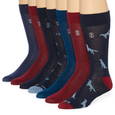 IZOD 7 Pair Crew Socks Mens