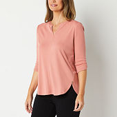 Brasserie women 3/4 sleeve top shirt blouse, 203W028