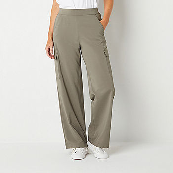 Mid-Rise Utility Drawstring Pant in Wide Leg