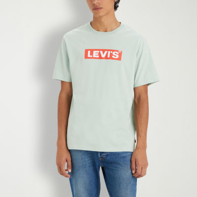 Levi's Mens Crew Neck Short Sleeve Relaxed Fit Graphic T-Shirt