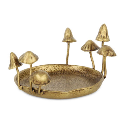 Cheungs Qinrie Cast Iron Catchall Mushroom Decorative Tray