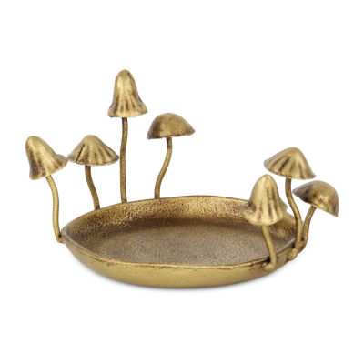 Cheungs Qinrie Cast Iron Catchall Mushroom Decorative Tray