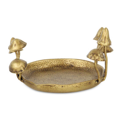 Cheungs Qinrie Cast Iron Catchall Mushroom Decorative Tray