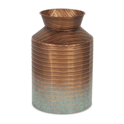 Cheungs Kyani Copper And Teal Milk Jug Decorative Jars