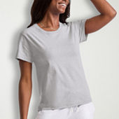 Xersion Womens Round Neck Short Sleeve T-Shirt, Color: Florida Mango -  JCPenney