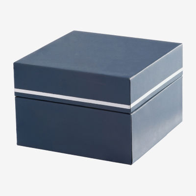 Silver Reflections Womens 25mm Round Hoop Earrings