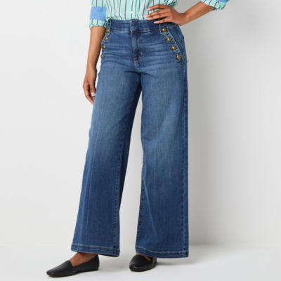St. John's Bay Tall Womens High Rise Loose Fit Jean - JCPenney