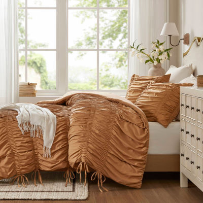 510 Design Evelina Ruched Soft Comforter Set