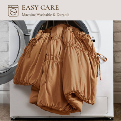 510 Design Evelina Ruched Soft Comforter Set