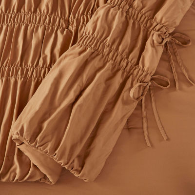 510 Design Evelina Ruched Soft Comforter Set