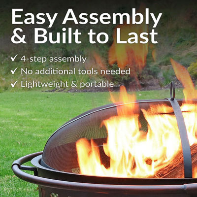 Sunnydaze Collection Portable Weather Resistant Fire Pit