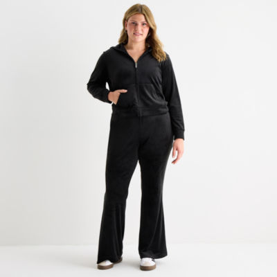 Juicy By Juicy Couture Womens Juniors Plus Lightweight Track Jacket