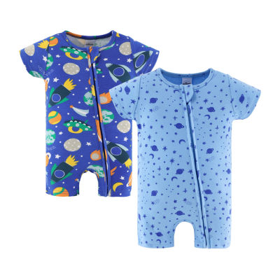 The Peanutshell Baby Boys Short Sleeve 2-pc. Romper