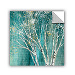 Brushstone Blue Birch Removable Wall Decal