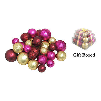 2.5 inch 60mm Fillable Plastic Ornament Balls for Crafts 12 Pieces