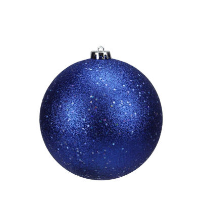 Lavish Blue Shatterproof Holographic Glitter Christmas Ball Ornament 6'' (150mm)