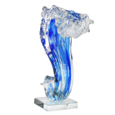 Dale Tiffany Iceland Wave Art Glass Sculpture, Color Multi JCPenney