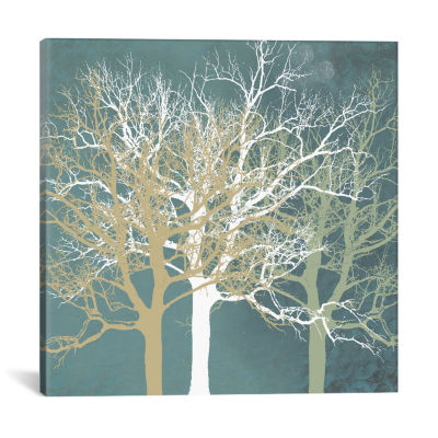 Tranquil Trees by Erin Clark Canvas Print