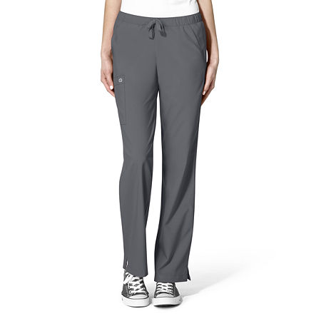 Wink W123 Drawstring Cargo Womens Moisture Wicking Wrinkle Resistant Quick Dry Scrub Pant, Xx-small, Gray