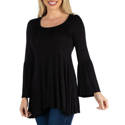 24/7 Comfort Apparel Scoop Neck Tunic