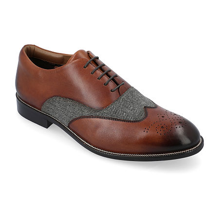 Thomas And Vine Mens Denzell Oxford Shoes, 11 Medium, Brown