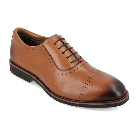 Thomas And Vine Mens Morey Oxford Shoes, 13 Medium, Brown