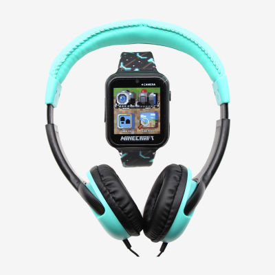 Minecraft Unisex Multicolor 2pc. Watch and Headphones Boxed Set