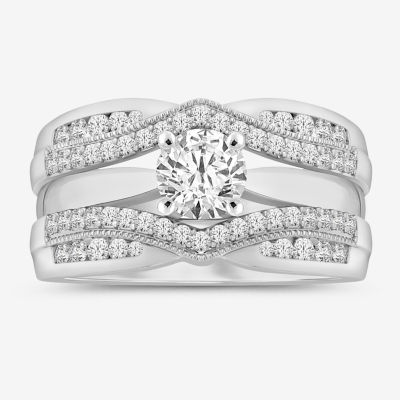 Diamond 1/2ctw. Ring Insert & Enhancer in 14k White Gold