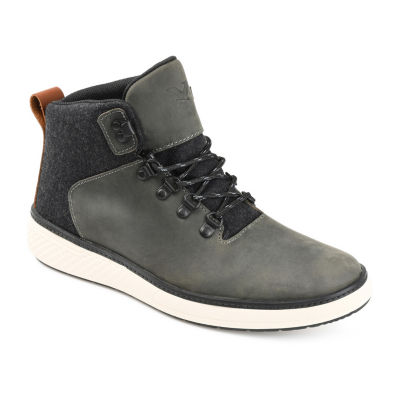 Territory Mens Drifter Block Heel Lace-Up Boots