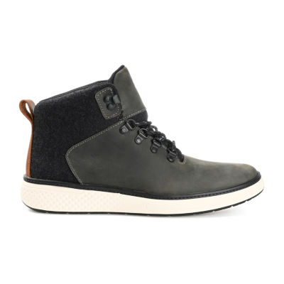 Territory Mens Drifter Block Heel Lace-Up Boots