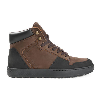 Territory Mens Triton Flat Heel Lace-Up Boots