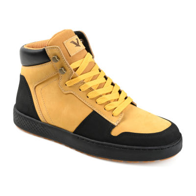 Territory Mens Triton Flat Heel Lace-Up Boots