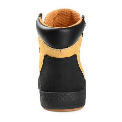 Territory Mens Triton Flat Heel Lace-Up Boots