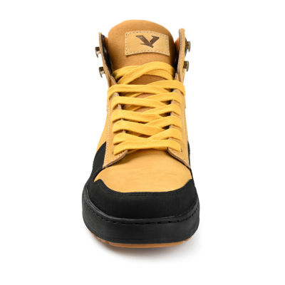 Territory Mens Triton Flat Heel Lace-Up Boots