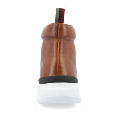 Thomas And Vine Mens Jonah Flat Heel Lace Up Boots