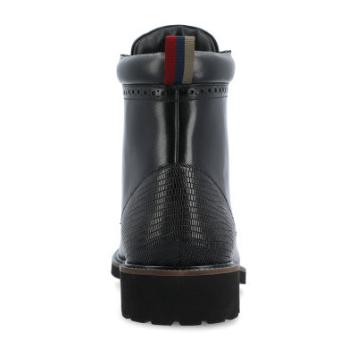 Thomas And Vine Mens Tyrus Flat Heel Lace Up Boots