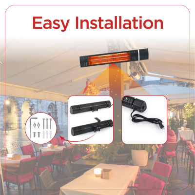 BLACK+DECKER Wall Mounted Patio Heater for Outdoors