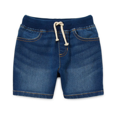 Okie Dokie Toddler & Little Boys Stretch Fabric Adjustable Waist Pull