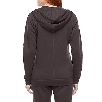 St. John's Bay Tall Womens Long Sleeve Zipper Hoodie