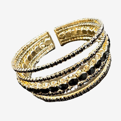 Bijoux Bar Gold Tone Cuff Bracelet