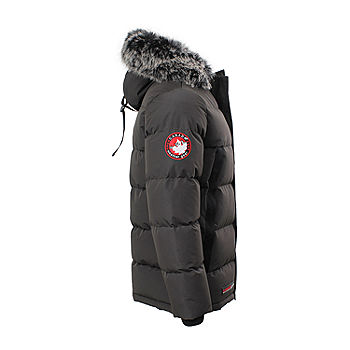 Canada Weather Gear Fur Trimmed Mens Water Resistant Lined Heavyweight  Puffer Jacket