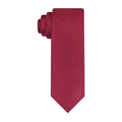 Van Heusen Tie, Color Rhubarb Red Solid JCPenney